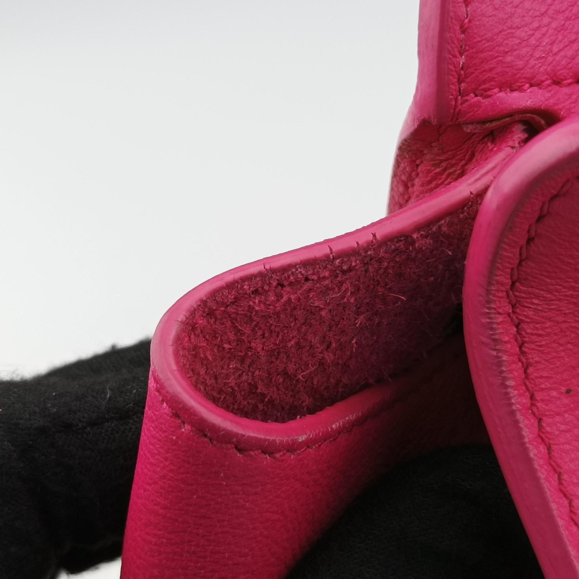 BABY CABAS Rose Leather 394461 LTH394461.0715ベイビーカバス ローズ レッド レザー 394461 LTH394461.0715