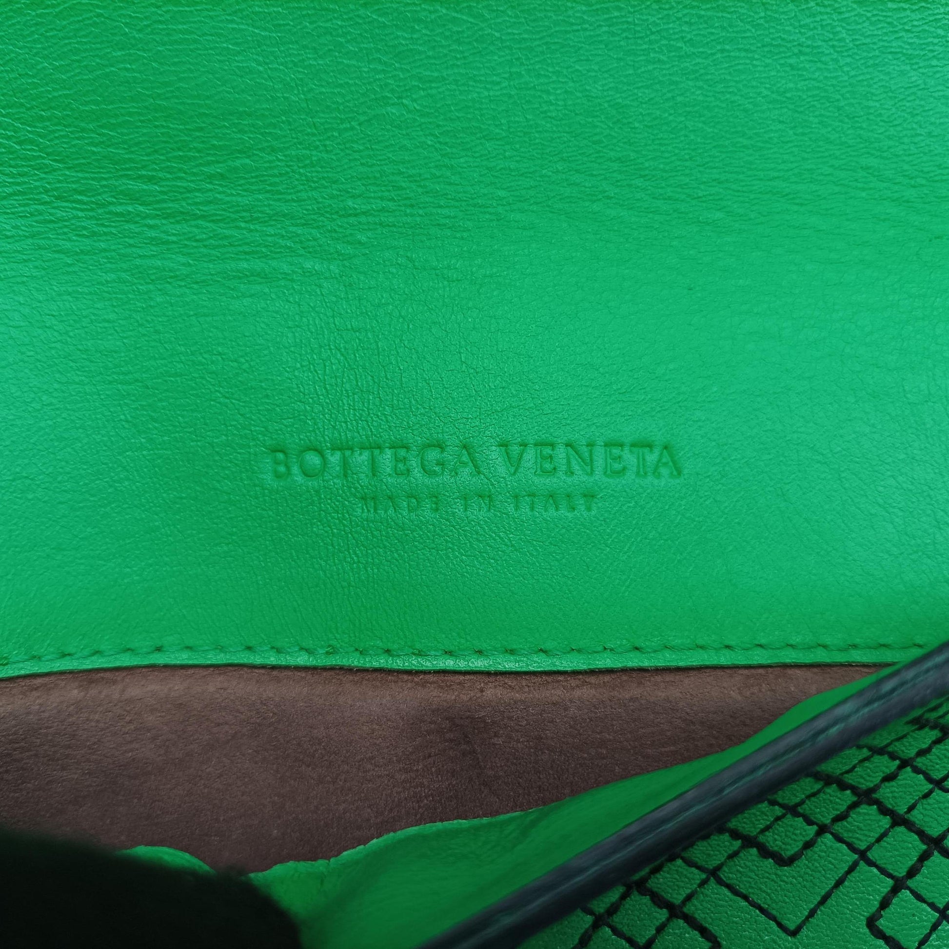 intrecciato Green Leather x Snake skin B04506839Mイントレチャート グリーン×パープル×マルチ レザー×パイソン B04506839M