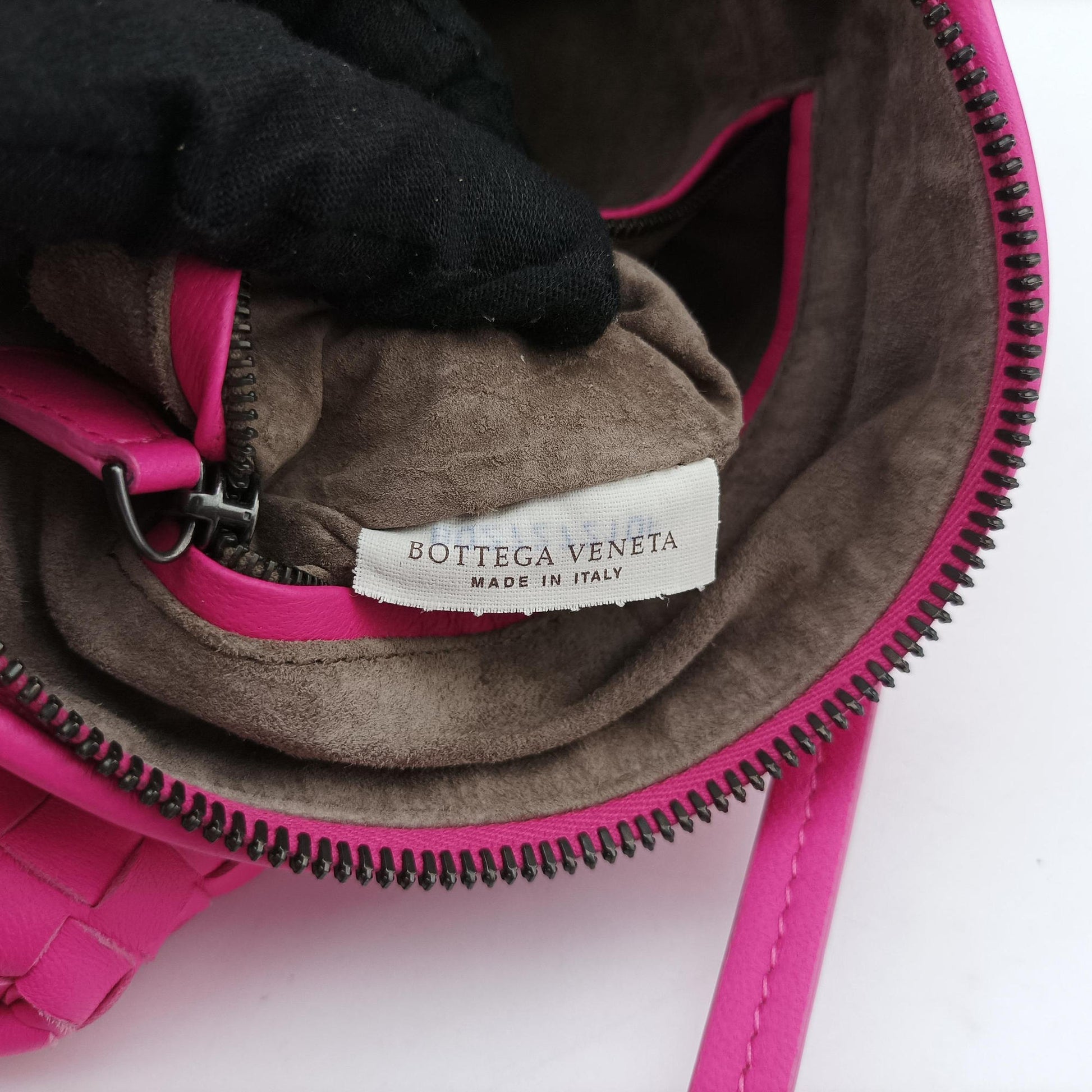 NODINI Intrecciato Rose lambskin B02727210Fノディーニ イントレチャート ローズ レッド ラムスキン B02727210F
