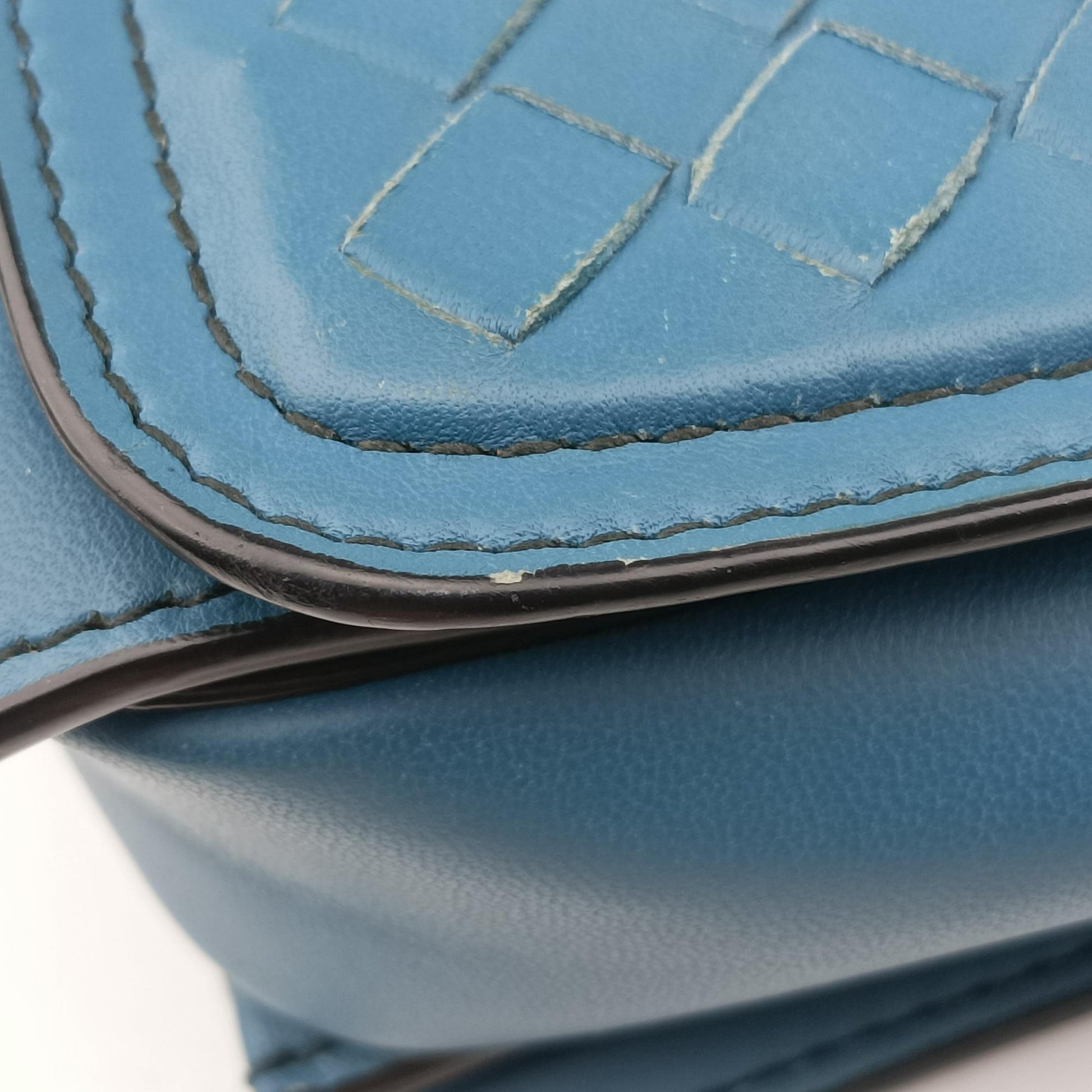 Intrecciato Runaway Blue lambskin B06221878Q IC Chipイントレチャート ランナウェイ ブルー ラムスキン B06221878Q ICチップ