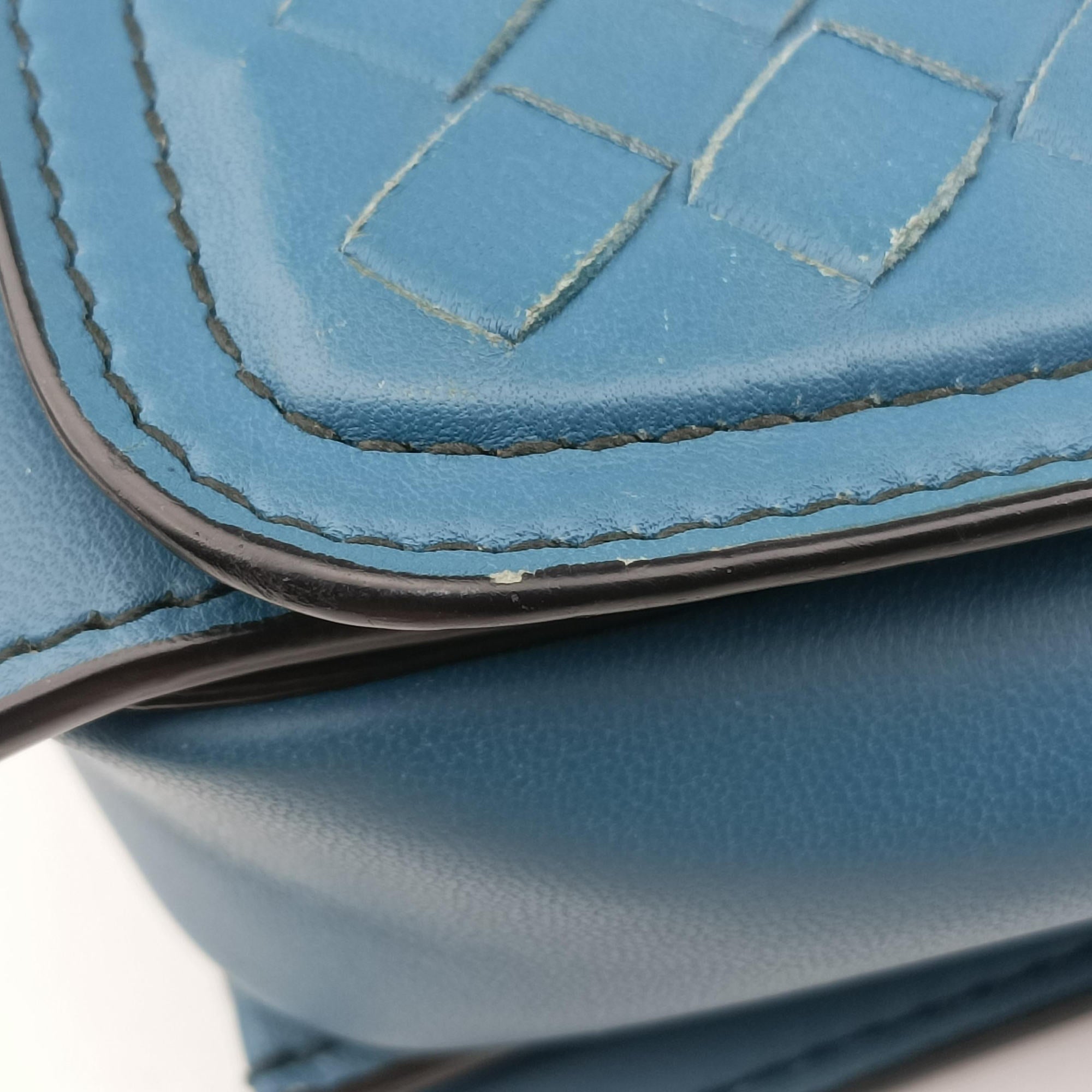 Intrecciato Runaway Blue lambskin B06221878Q IC Chipイントレチャート ランナウェイ ブルー ラムスキン B06221878Q ICチップ