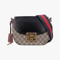 Padlock Guccissima Beige×Black PVC coated canvas×Leather 453189 C021083786グッチッシマ パドロック ベージュ×ブラック PVCコーティングキャンバス×レザー 453189 C021083786