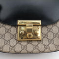 Padlock Guccissima Beige×Black PVC coated canvas×Leather 453189 C021083786グッチッシマ パドロック ベージュ×ブラック PVCコーティングキャンバス×レザー 453189 C021083786