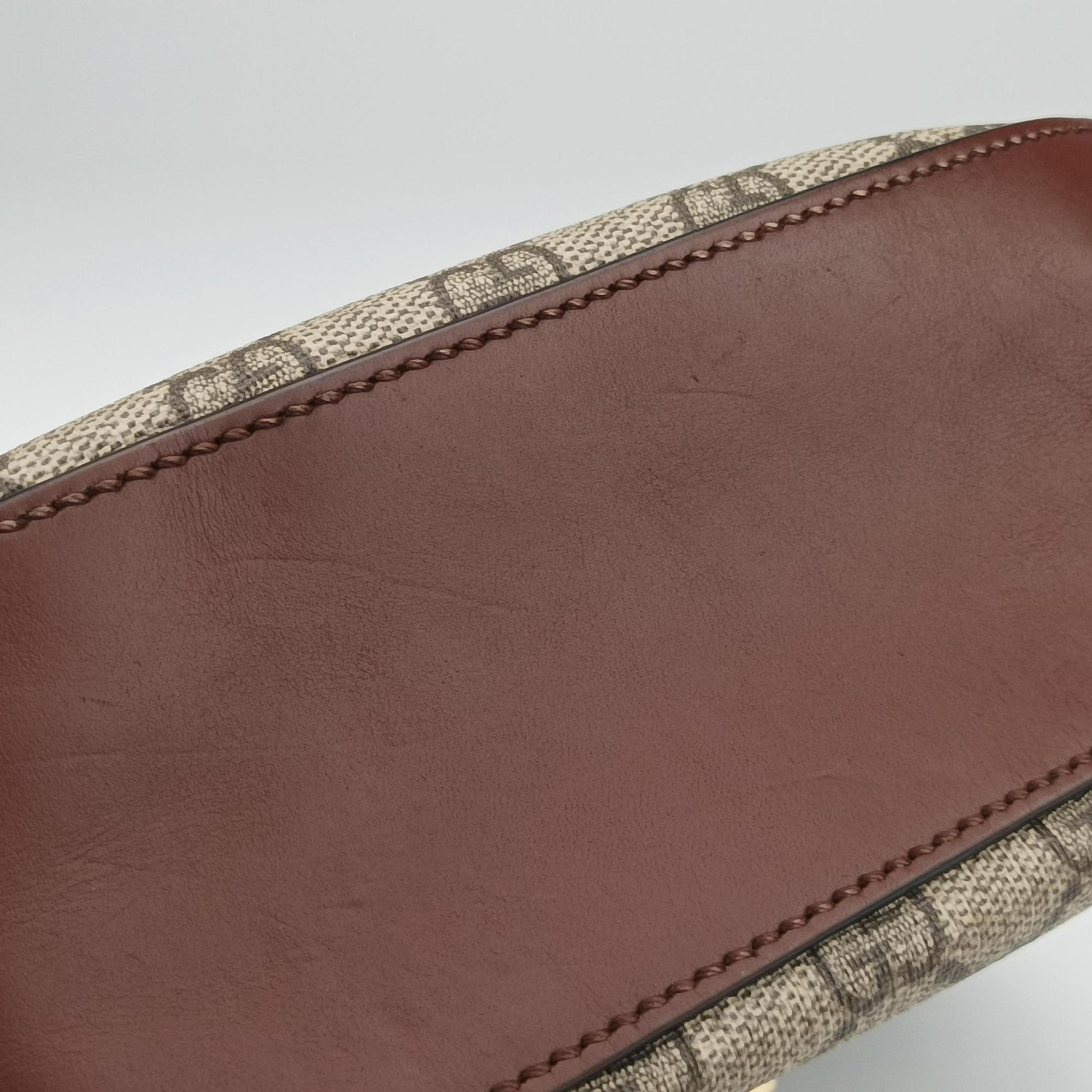 Padlock Guccissima Beige×Black PVC coated canvas×Leather 453189 C021083786グッチッシマ パドロック ベージュ×ブラック PVCコーティングキャンバス×レザー 453189 C021083786