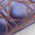 Lady Dior Purple×Orange×Brown Lambskin 15-BO-1111レディディオール パープル×オレンジ×ブラウン ラムスキン 15-BO-1111