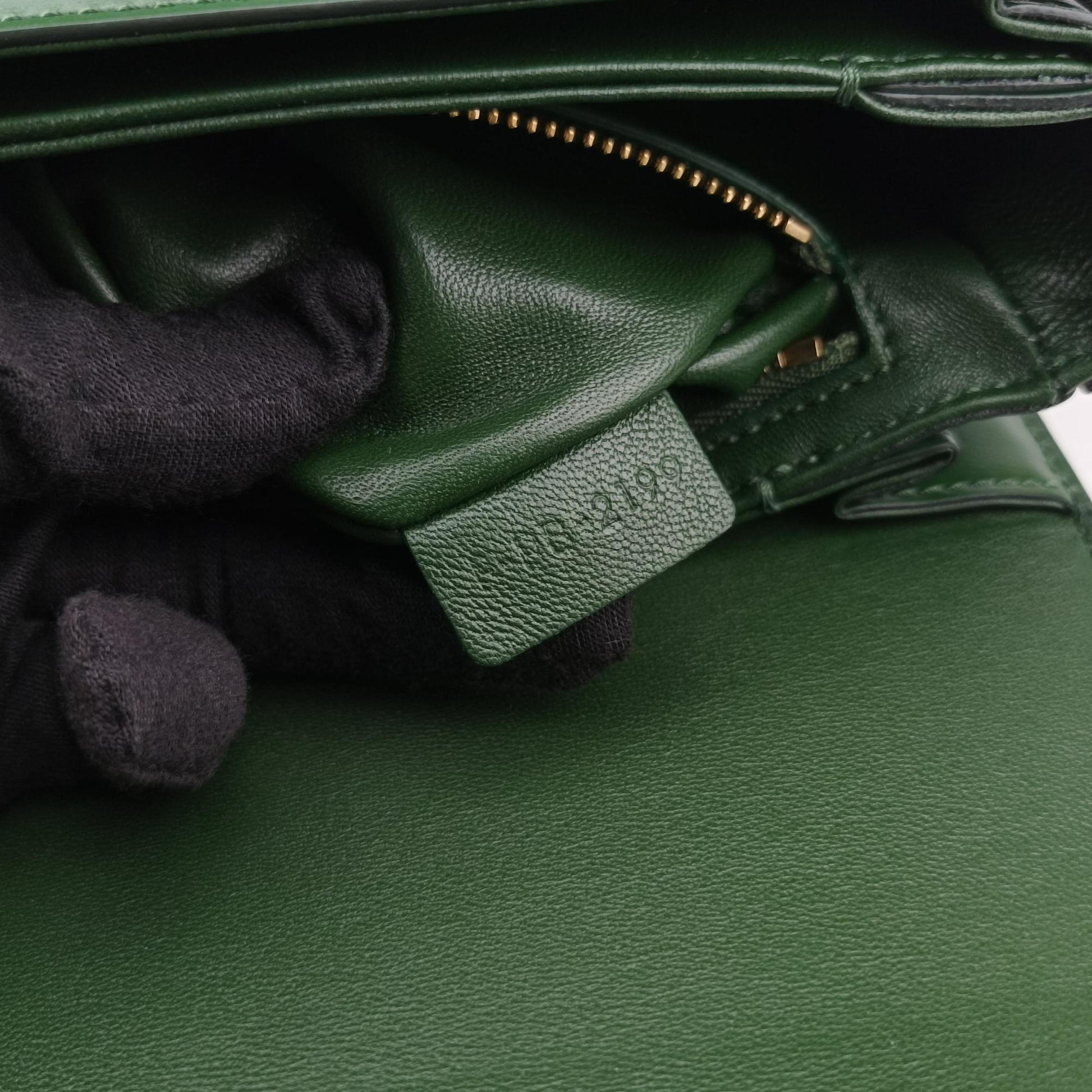 Triomphe Green Leather F-PB-2199トリオンフ ミディアム グリーン レザー F-PB-2199