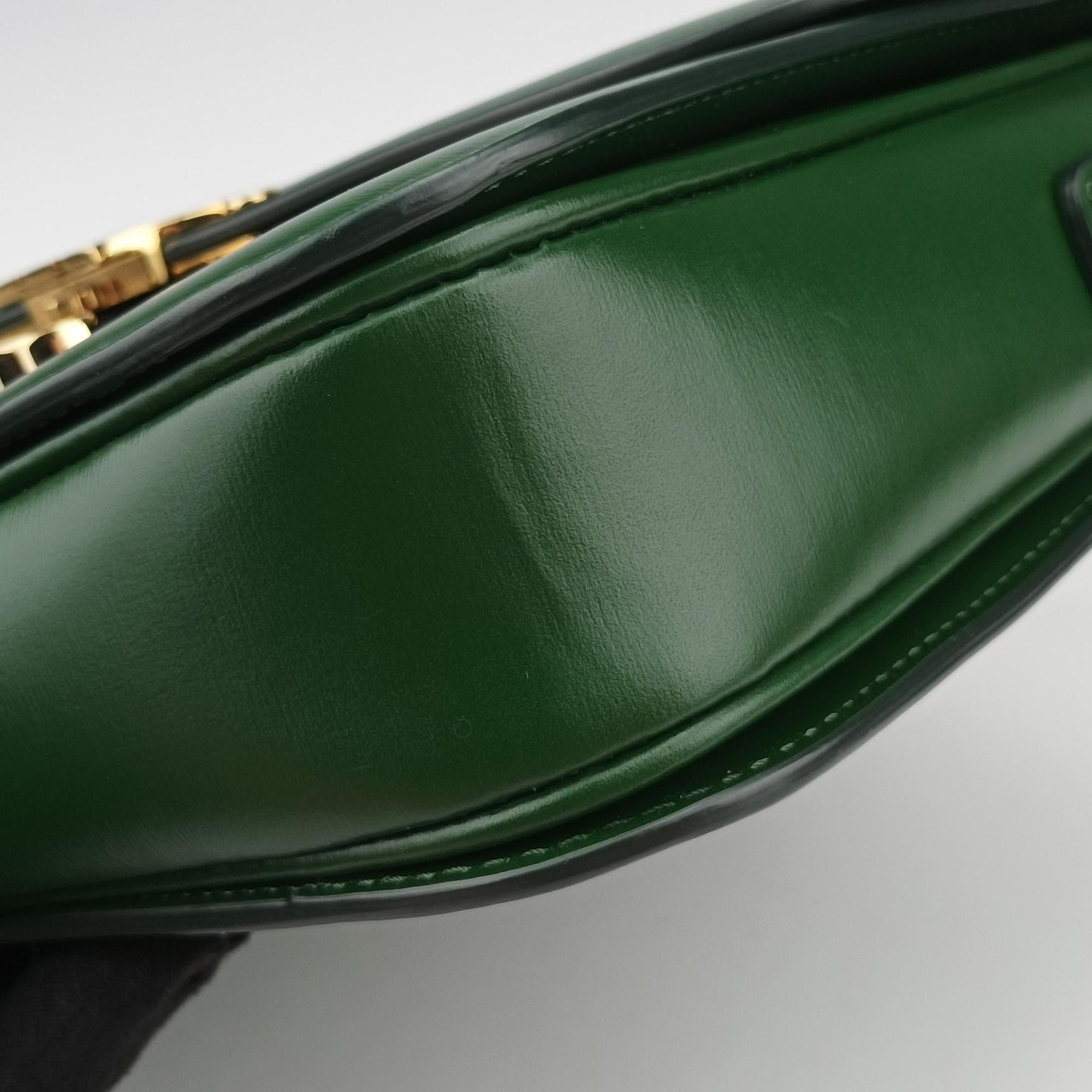 Triomphe Green Leather F-PB-2199トリオンフ ミディアム グリーン レザー F-PB-2199