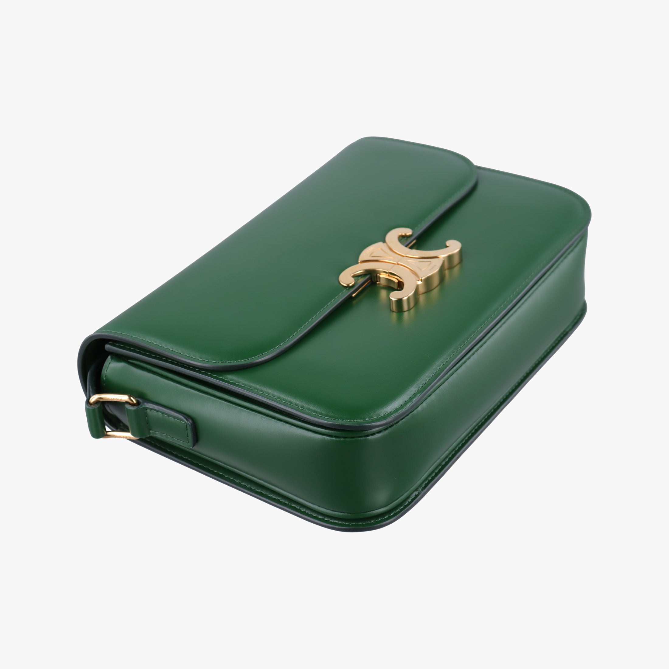 Triomphe Green Leather F-PB-2199トリオンフ ミディアム グリーン レザー F-PB-2199