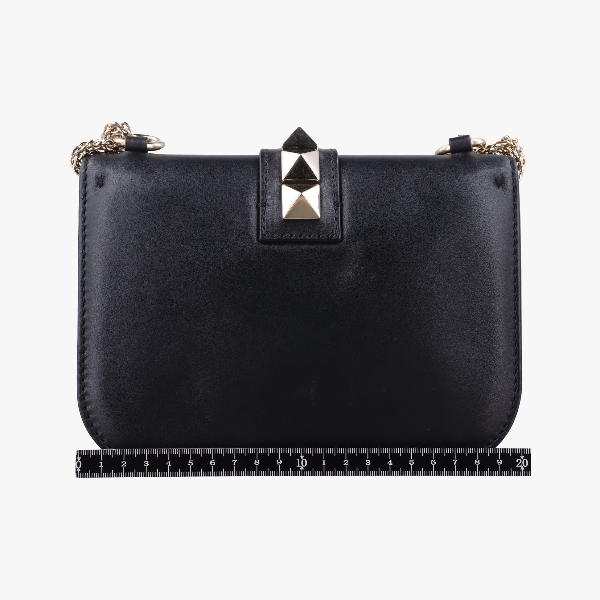 Rockstud Glam Lock Black Leather BL-J312VIT2ロックスタッズグラムロックスモール ブラック レザー BL-J312VIT2