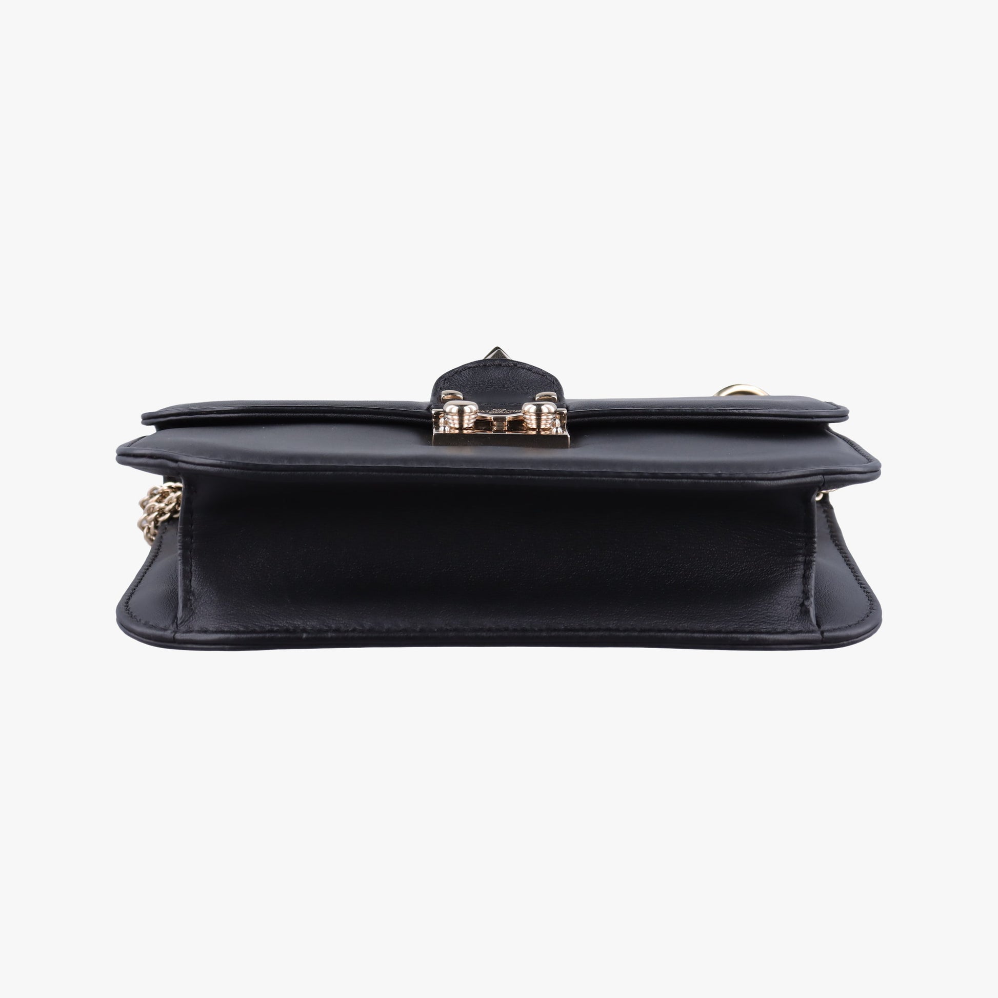 Rockstud Glam Lock Black Leather BL-J312VIT2ロックスタッズグラムロックスモール ブラック レザー BL-J312VIT2