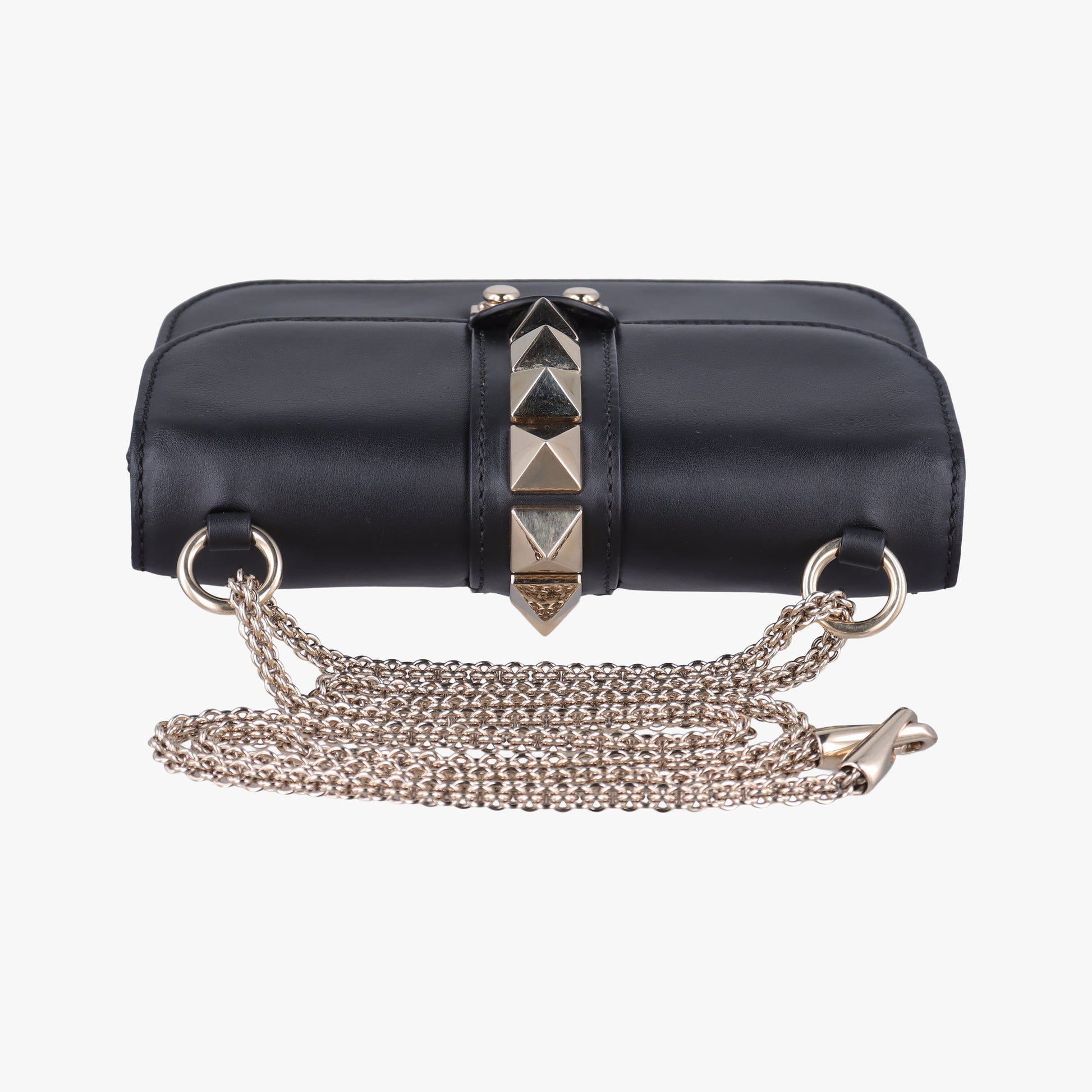 Rockstud Glam Lock Black Leather BL-J312VIT2ロックスタッズグラムロックスモール ブラック レザー BL-J312VIT2