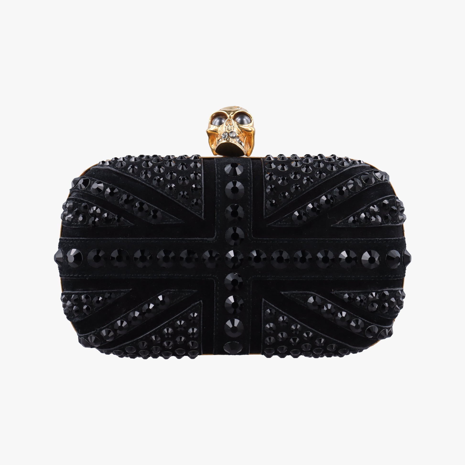 Studded Britannia Skull Box Black suede 208024 000926スタッズ ブリタニア スカル ボックス ブラック スエード 208024 000926