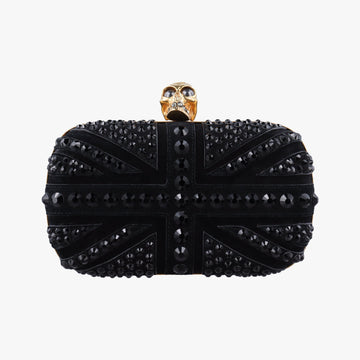 Studded Britannia Skull Box Black suede 208024 000926スタッズ ブリタニア スカル ボックス ブラック スエード 208024 000926