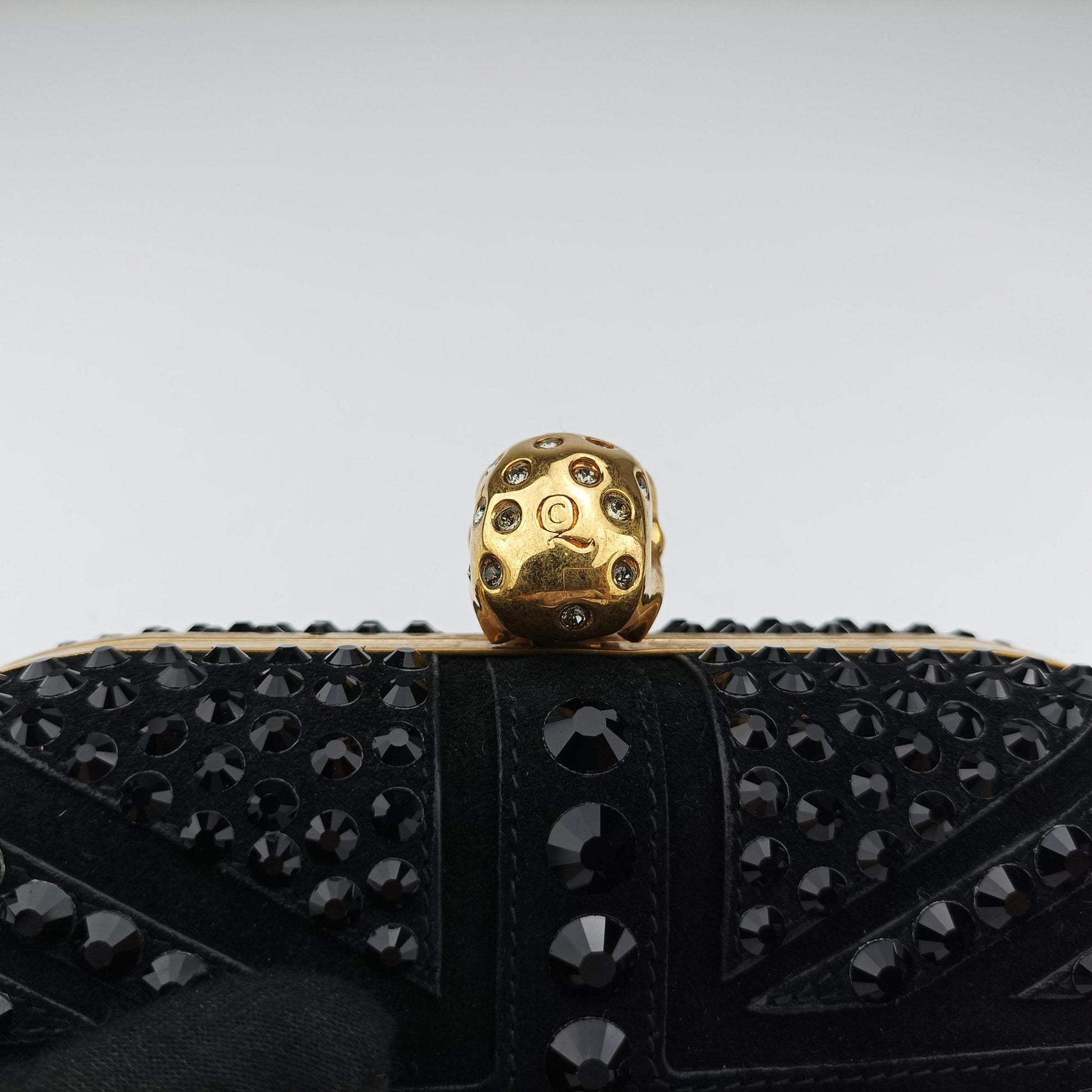 Studded Britannia Skull Box Black suede 208024 000926スタッズ ブリタニア スカル ボックス ブラック スエード 208024 000926