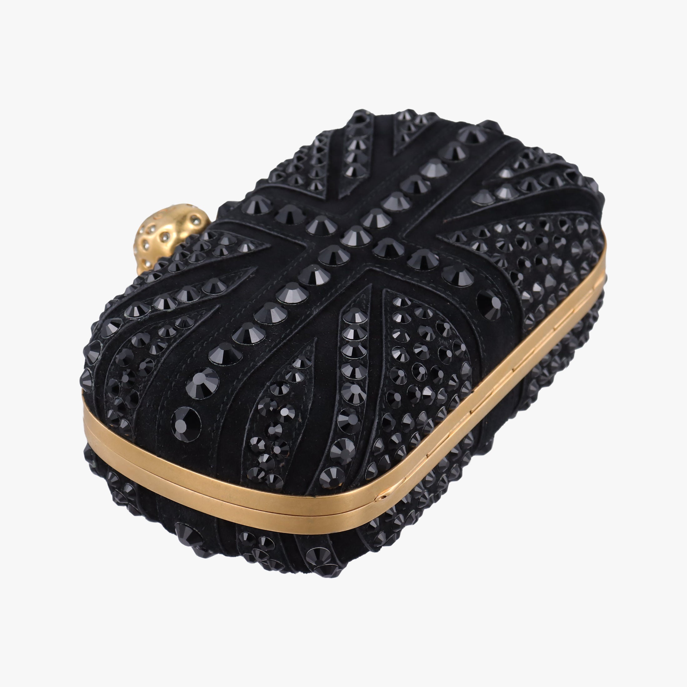 Studded Britannia Skull Box Black suede 208024 000926スタッズ ブリタニア スカル ボックス ブラック スエード 208024 000926