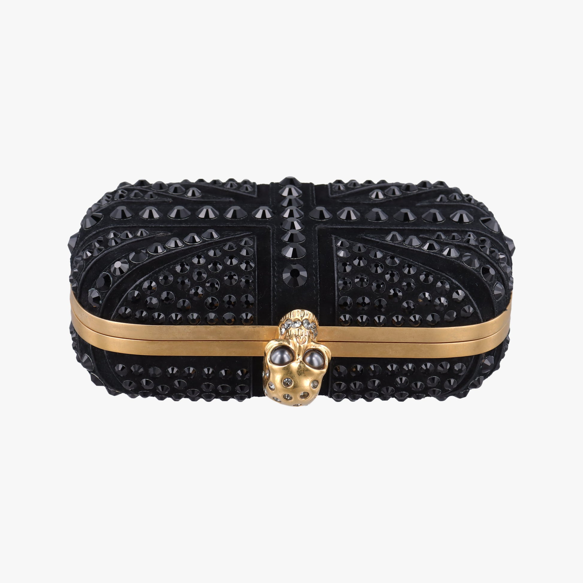 Studded Britannia Skull Box Black suede 208024 000926スタッズ ブリタニア スカル ボックス ブラック スエード 208024 000926