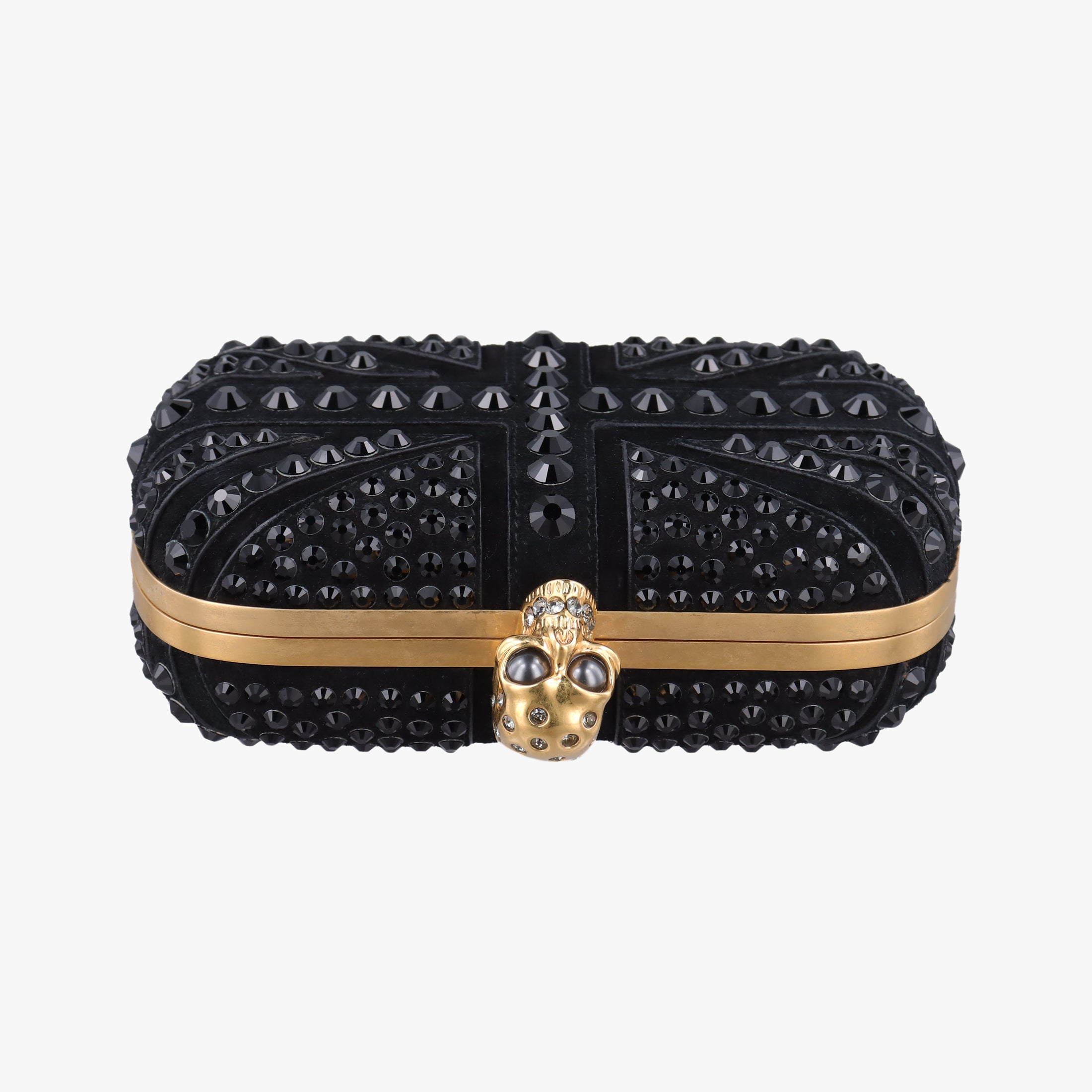 Studded Britannia Skull Box Black suede 208024 000926スタッズ ブリタニア スカル ボックス ブラック スエード 208024 000926