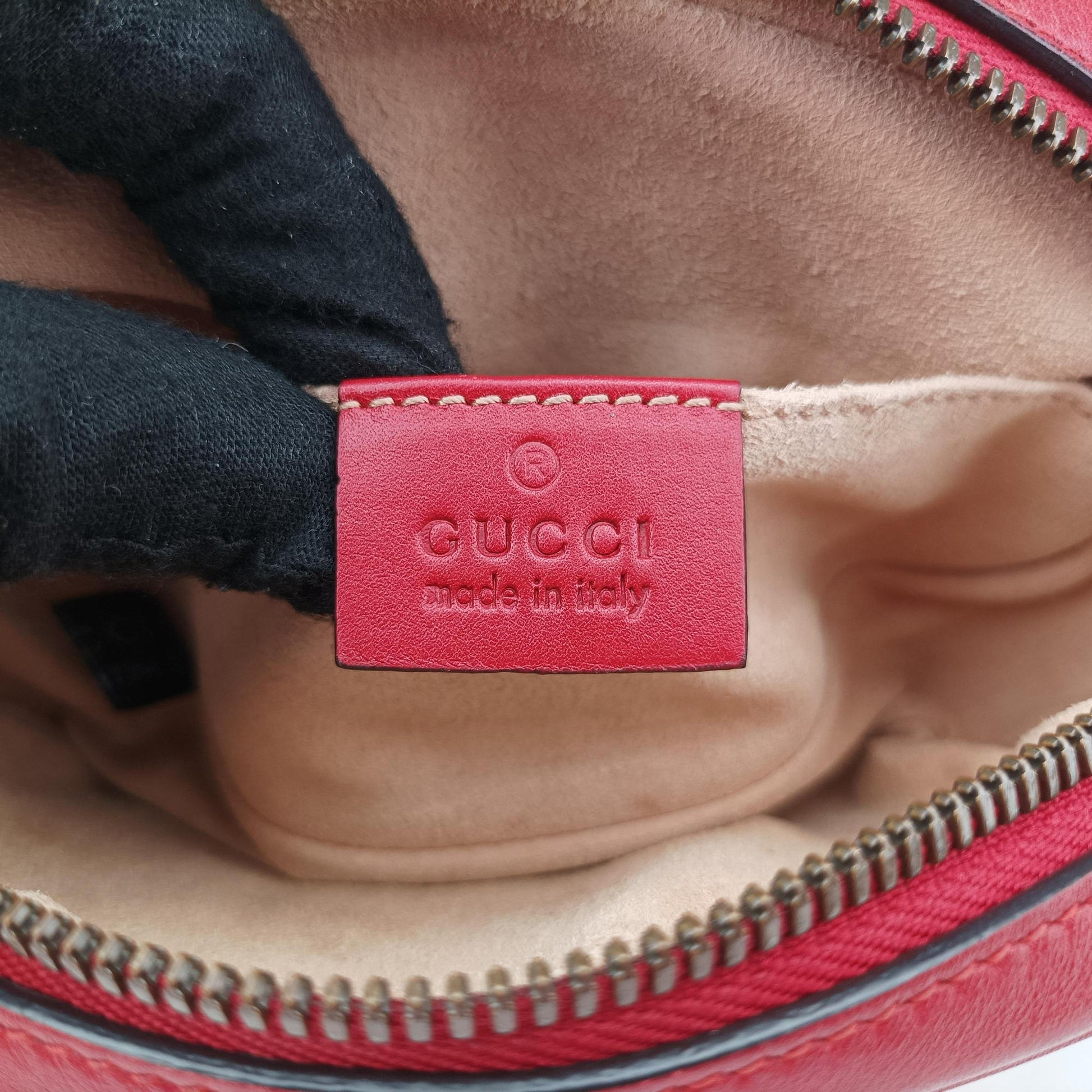 GG Marmont Red Leather 476434 I024047284GGマーモント レッド レザー 476434 I024047284