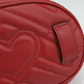 GG Marmont Red Leather 476434 I024047284GGマーモント レッド レザー 476434 I024047284