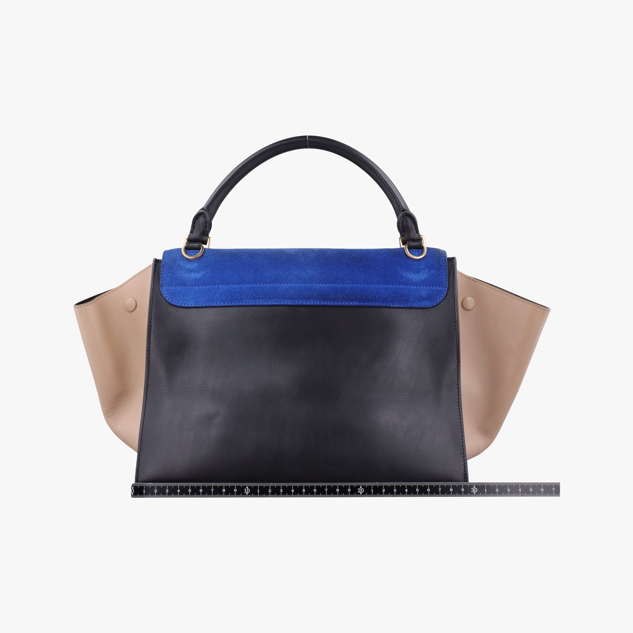 Trapeze Blue ×beige ×Black Suede × leather S-GM-1121トラペーズ ブルー×ベージュ×ブラック スエード×レザー S-GM-1121