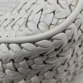 Soft Lady Dior Canage INTRECCIATO Tote White lambskin 96-MA-0098ソフト レディディオール カナージュ イントレチャート トート ホワイト ラムスキン 96-MA-0098