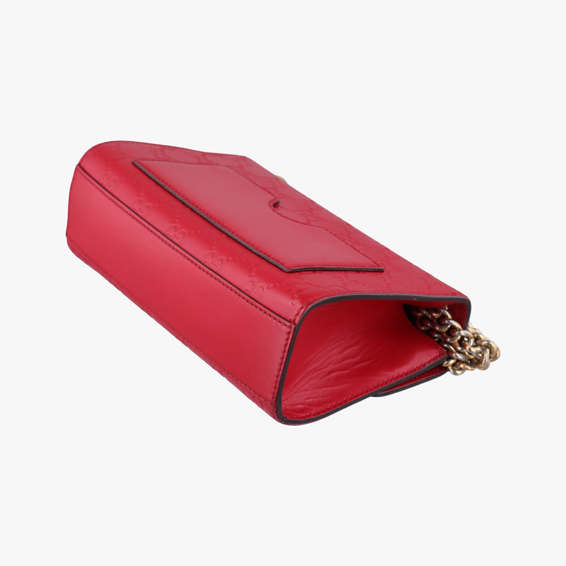 Padlock Red Leather 409487 Lot number unknownパドロック レッド レザー 409487 製番不明