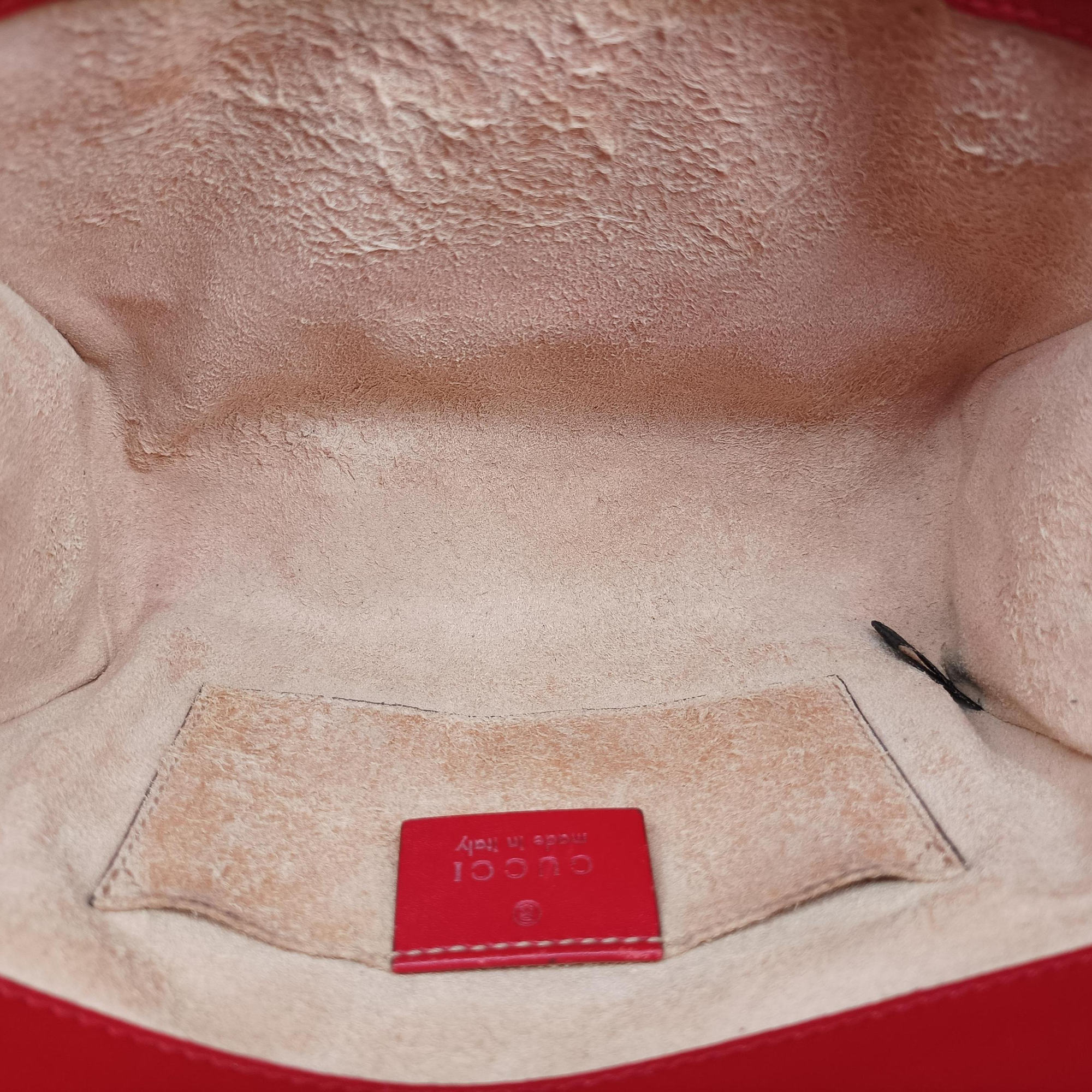 Padlock Red Leather 409487 Lot number unknownパドロック レッド レザー 409487 製番不明