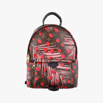 Palm Springs PM brown×SUGAR PINK POPPY Monogram Jungle dot M41981 FL0176パームスプリングス PM マロン×シュガーピンクポピー モノグラム ジャングルドット M41981 FL0176