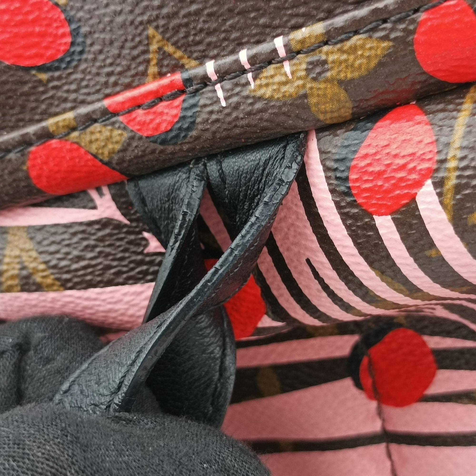 Palm Springs PM brown×SUGAR PINK POPPY Monogram Jungle dot M41981 FL0176パームスプリングス PM マロン×シュガーピンクポピー モノグラム ジャングルドット M41981 FL0176