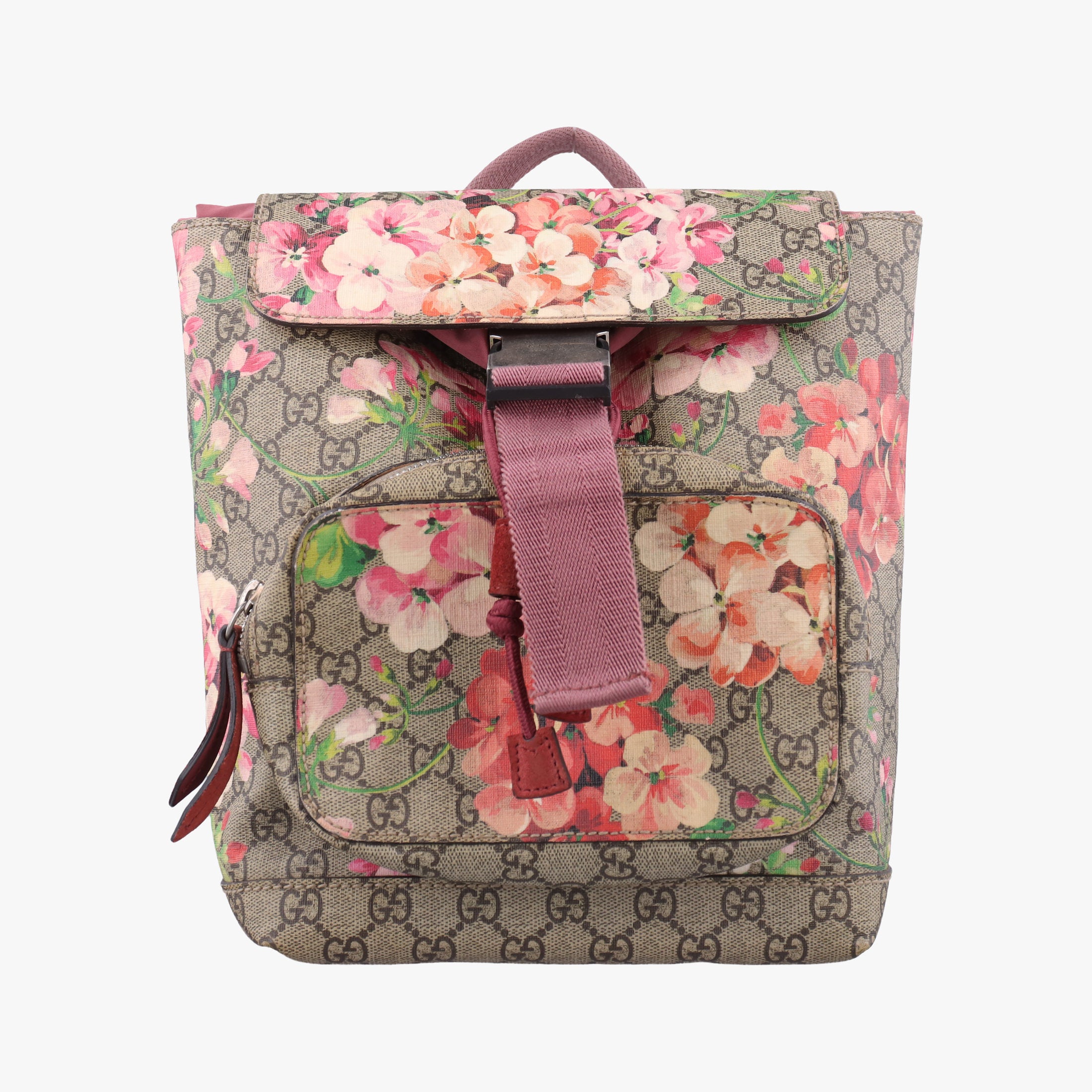 GG Blooms Beige×multi PVC coated canvas 410544 G018894672GGブルームス ベージュ×マルチ PVCコーティングキャンバス 410544 G018894672