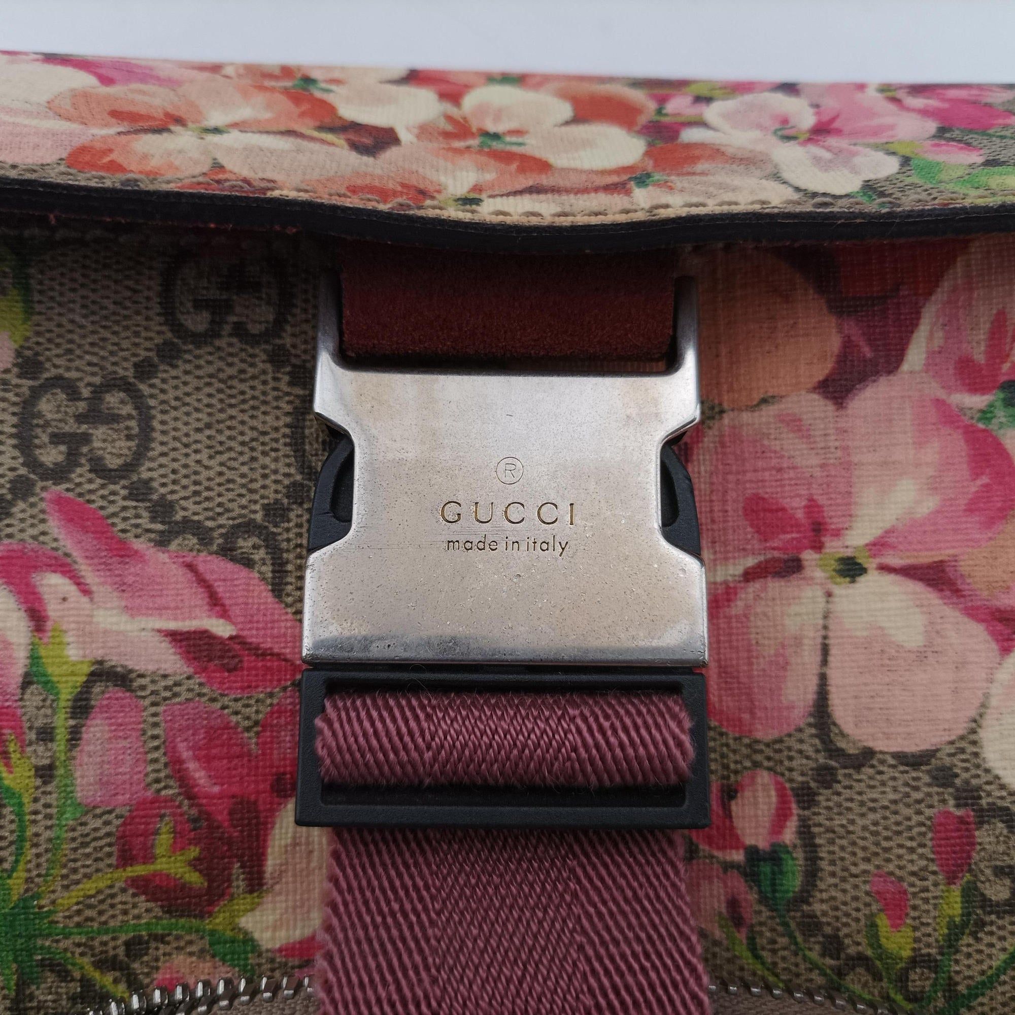 GG Blooms Beige×multi PVC coated canvas 410544 G018894672GGブルームス ベージュ×マルチ PVCコーティングキャンバス 410544 G018894672