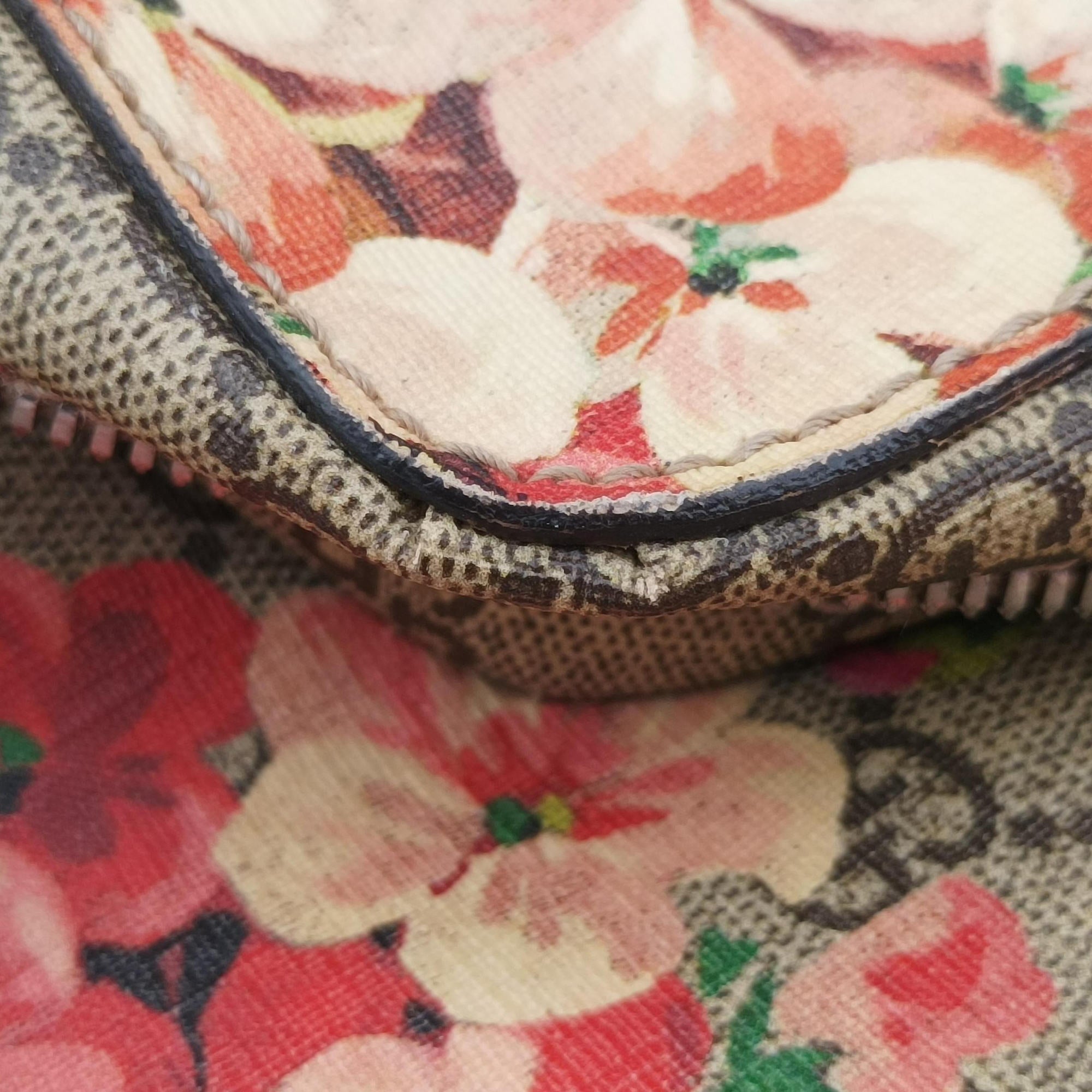 GG Blooms Beige×multi PVC coated canvas 410544 G018894672GGブルームス ベージュ×マルチ PVCコーティングキャンバス 410544 G018894672