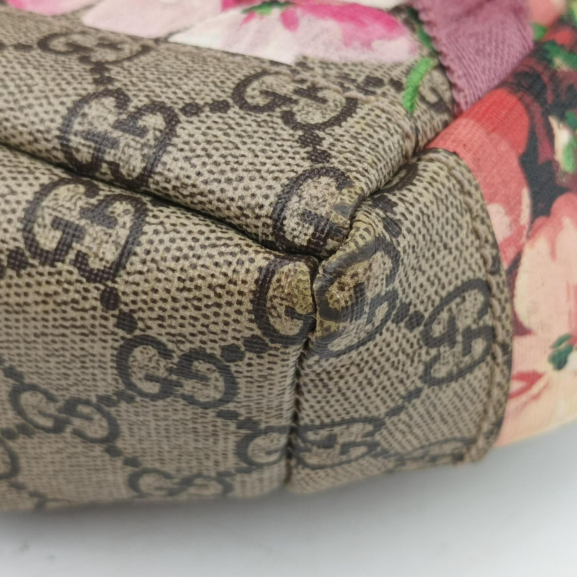 GG Blooms Beige×multi PVC coated canvas 410544 G018894672GGブルームス ベージュ×マルチ PVCコーティングキャンバス 410544 G018894672