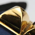 Collier de Chien Blue×golden Leather × GP L SI ▢Qコリエ ド シアン ブルー×ゴールド レザー×GP L SI ▢Q