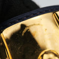 Collier de Chien Blue×golden Leather × GP L SI ▢Qコリエ ド シアン ブルー×ゴールド レザー×GP L SI ▢Q