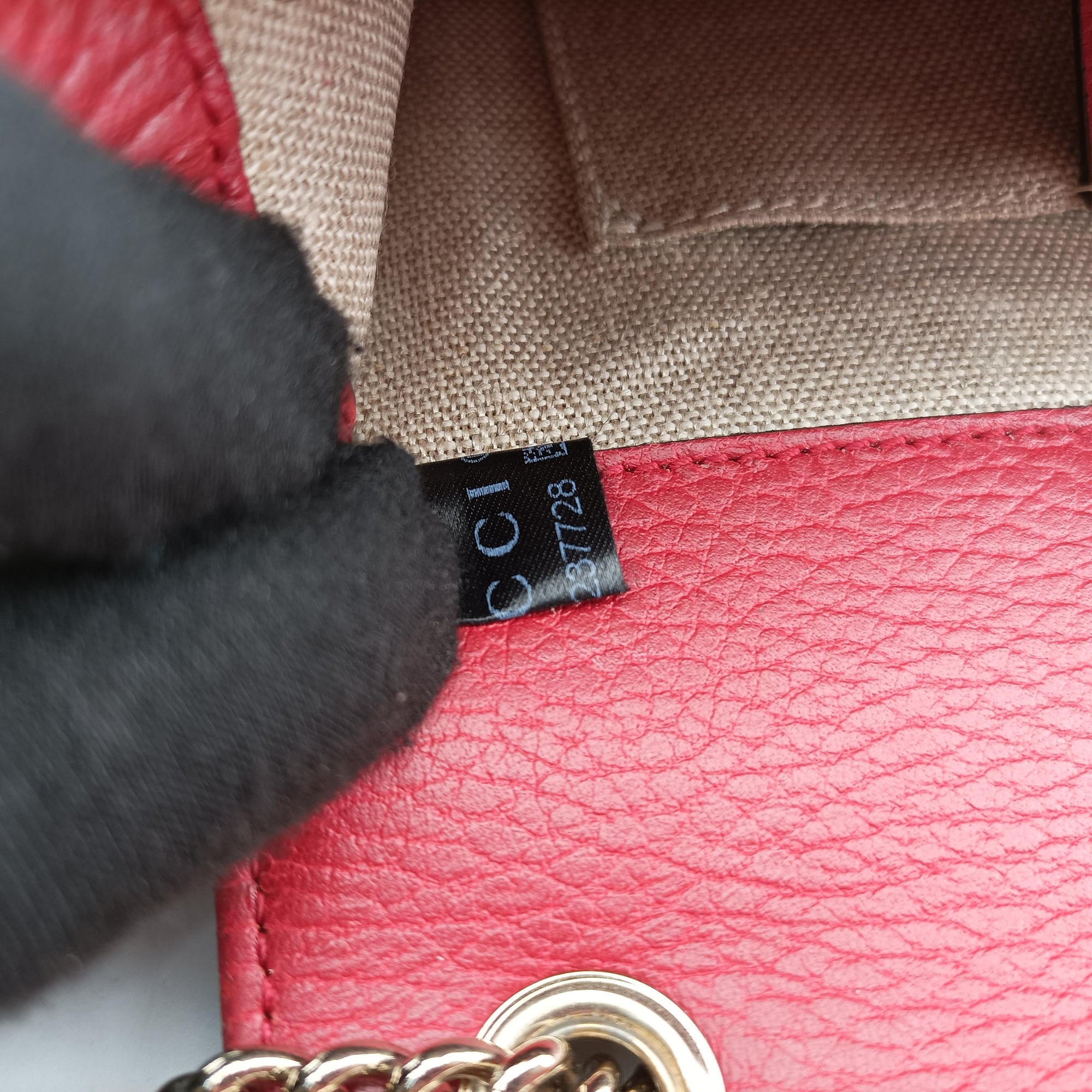 Interlocking G Red Leather 510304 E030237728インターロッキングG レッド レザー 510304 E030237728