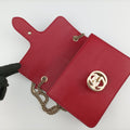 Interlocking G Red Leather 510304 E030237728インターロッキングG レッド レザー 510304 E030237728