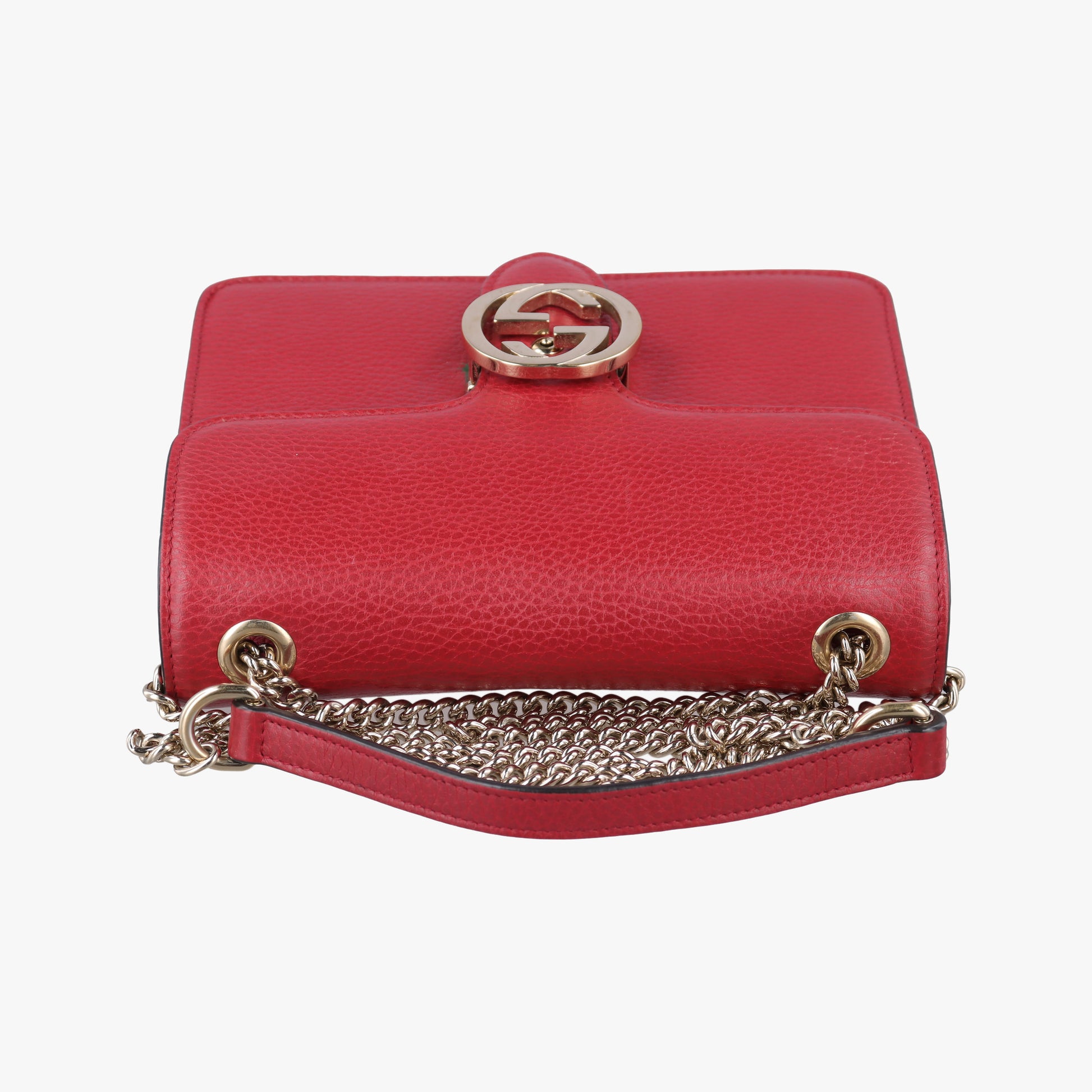 Interlocking G Red Leather 510304 E030237728インターロッキングG レッド レザー 510304 E030237728
