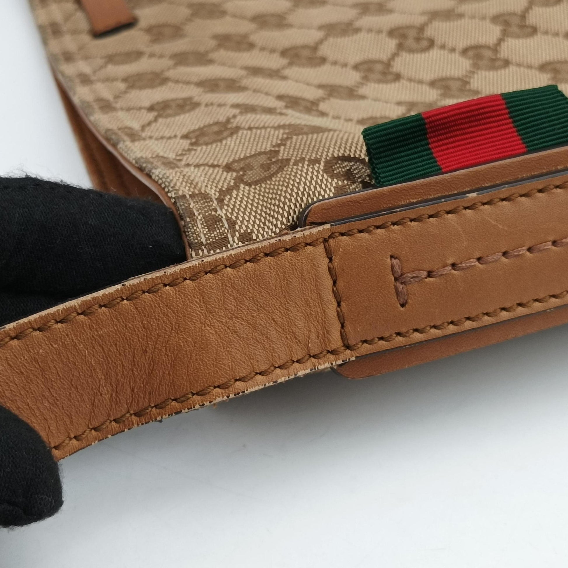 GG Canvas Brown canvas×leather 308930 B013530034GGキャンバス ブラウン キャンバス×レザー 308930 B013530034