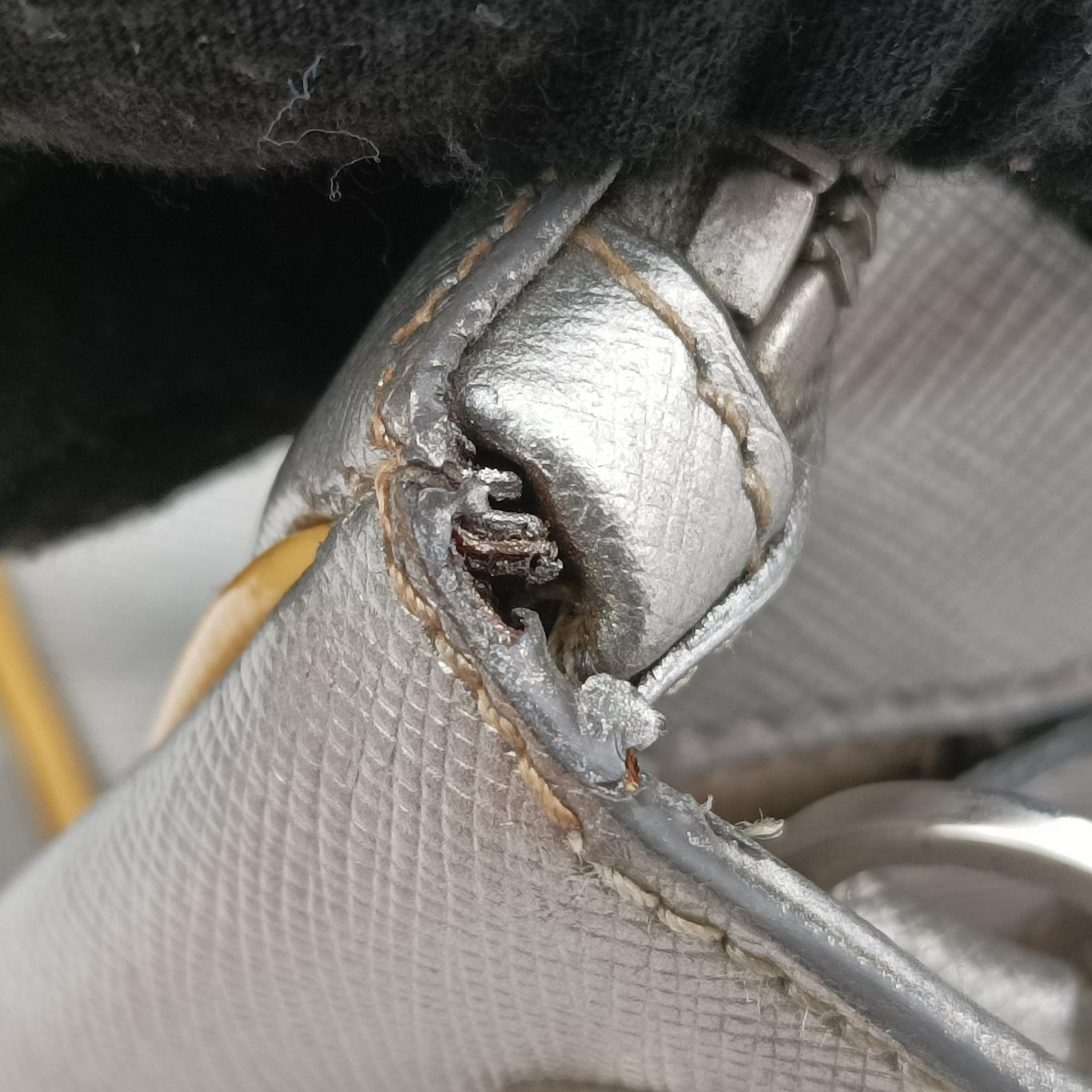 Galleria Silver SAFFIANO Leather BN1874 7 Sガレリア シルバー サフィアーノレザー BN1874 7 S