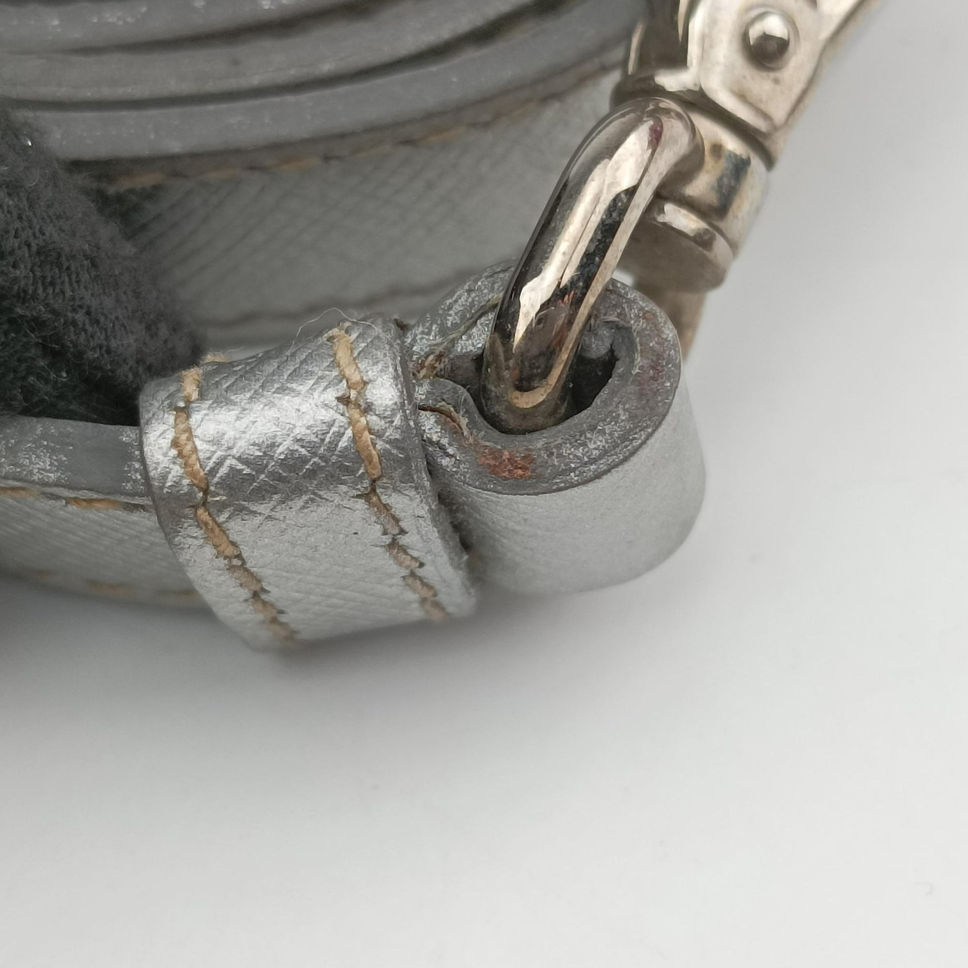 Galleria Silver SAFFIANO Leather BN1874 7 Sガレリア シルバー サフィアーノレザー BN1874 7 S