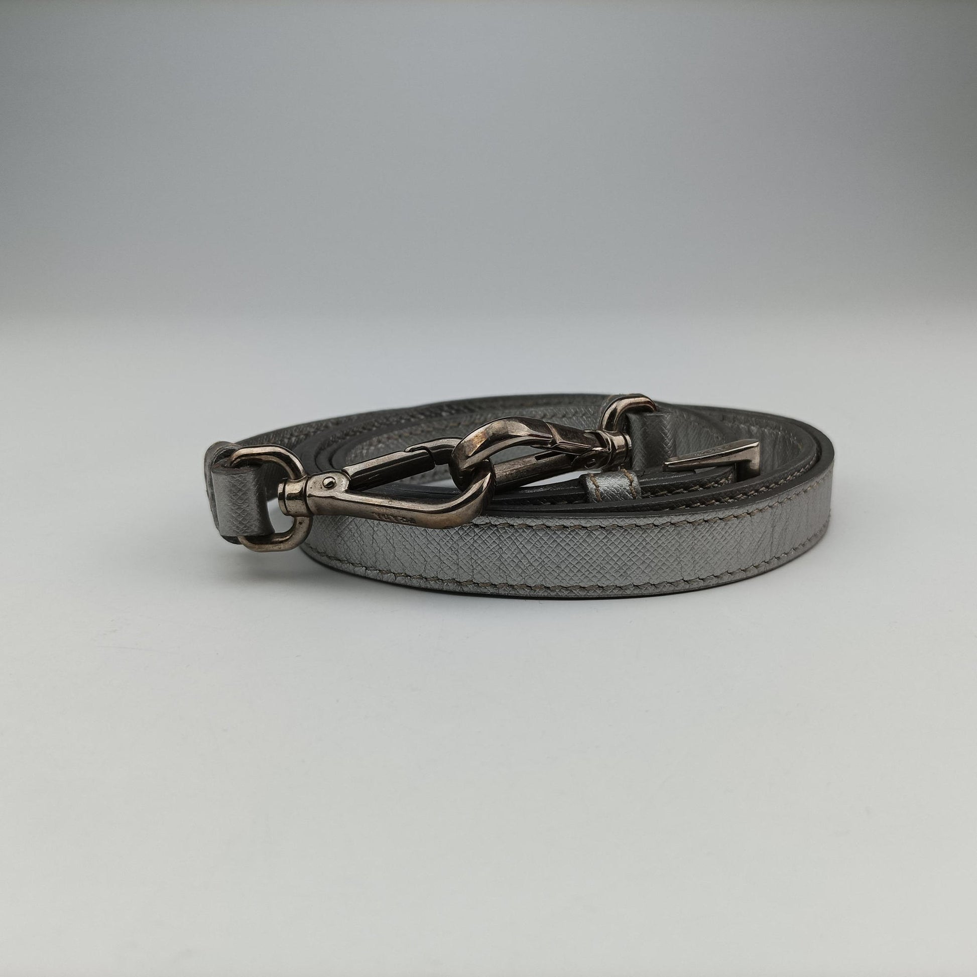 Galleria Silver SAFFIANO Leather BN1874 7 Sガレリア シルバー サフィアーノレザー BN1874 7 S
