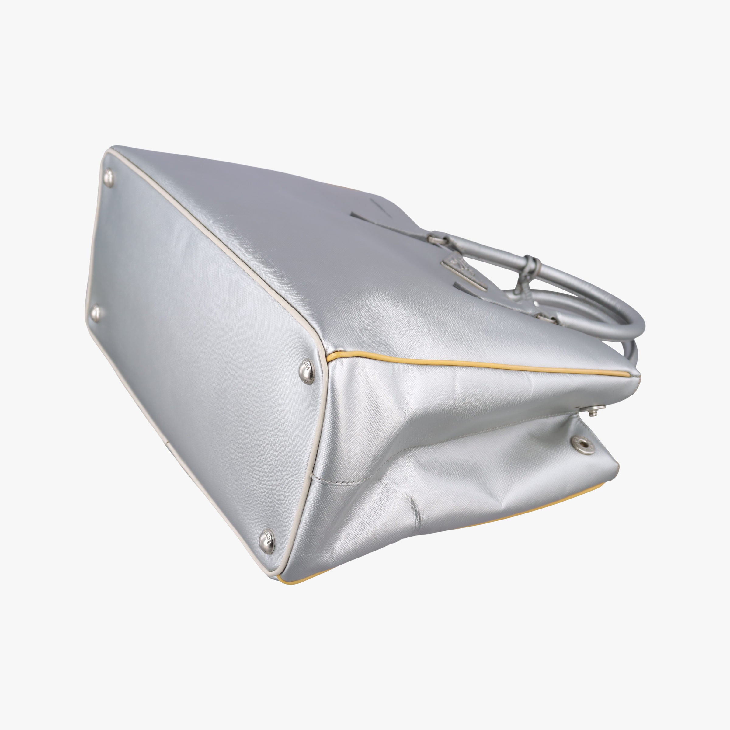 Galleria Silver SAFFIANO Leather BN1874 7 Sガレリア シルバー サフィアーノレザー BN1874 7 S
