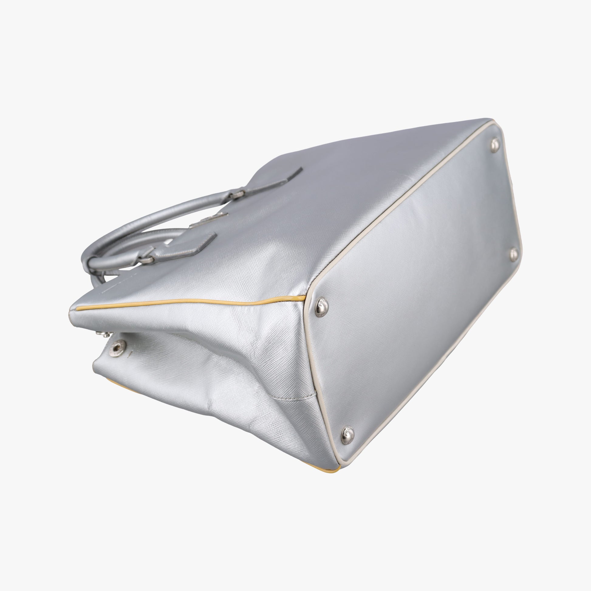 Galleria Silver SAFFIANO Leather BN1874 7 Sガレリア シルバー サフィアーノレザー BN1874 7 S