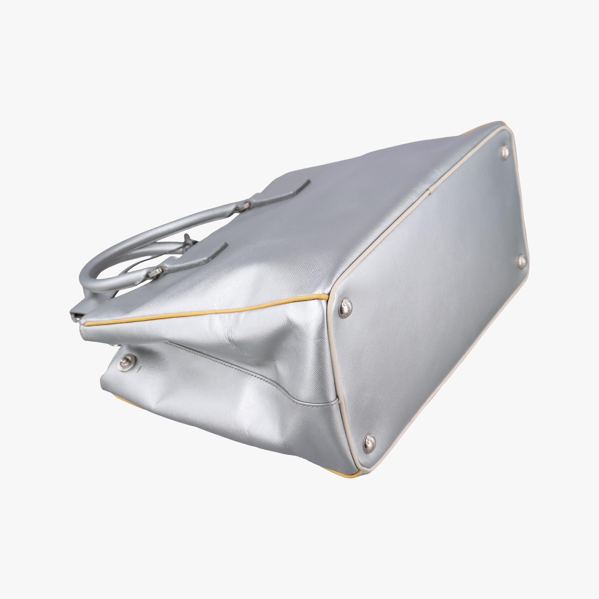 Galleria Silver SAFFIANO Leather BN1874 7 Sガレリア シルバー サフィアーノレザー BN1874 7 S
