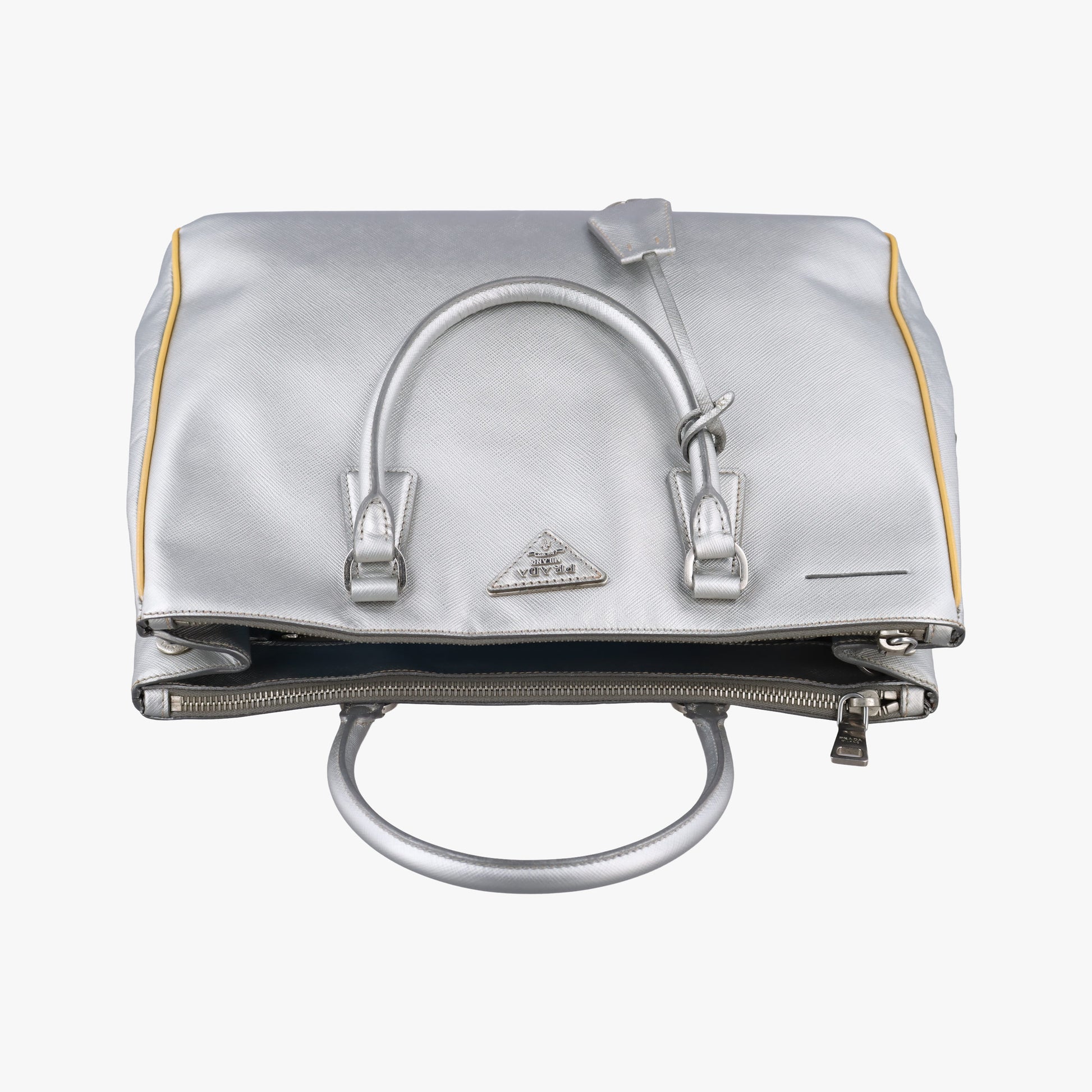 Galleria Silver SAFFIANO Leather BN1874 7 Sガレリア シルバー サフィアーノレザー BN1874 7 S