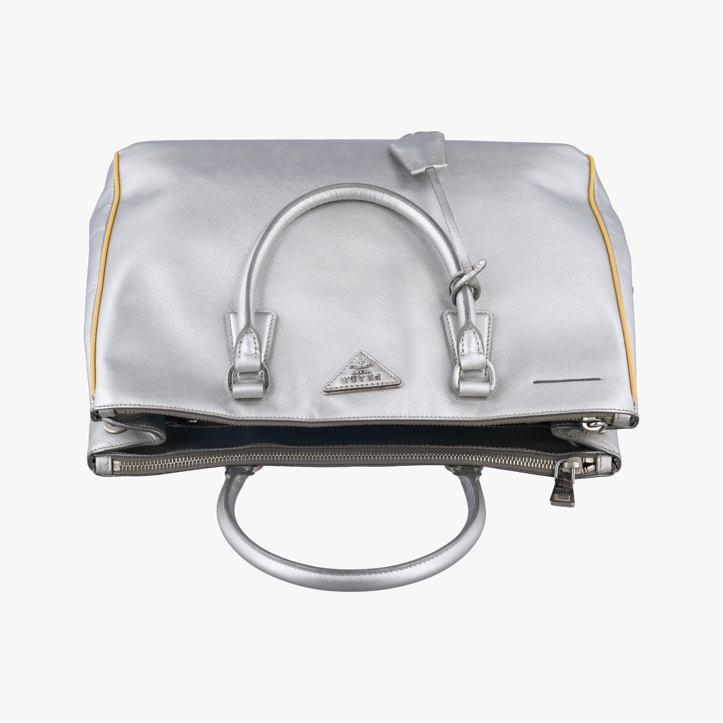 Galleria Silver SAFFIANO Leather BN1874 7 Sガレリア シルバー サフィアーノレザー BN1874 7 S