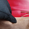 Sylvie Red×navy Leather 421882 A026260090シルヴィ レッド×ネイビー レザー 421882 A026260090