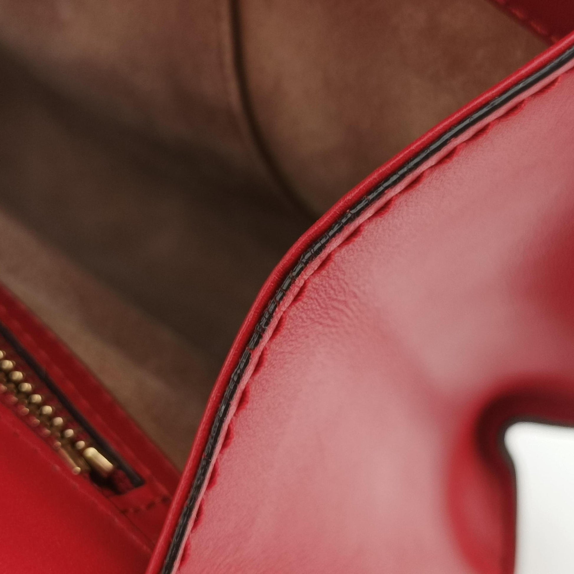 Sylvie Red×navy Leather 421882 A026260090シルヴィ レッド×ネイビー レザー 421882 A026260090