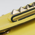 Rockstud Va Va Voom Yellow Leather Lot number unknownロックスタッズ ヴァ ヴァ ヴーム イエロー レザー 製番不明